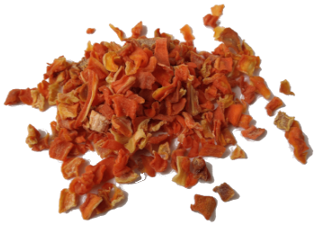 Mit der Auswahl von Möhrenwürfel kannst du den Wunschnapf Trockenbarf für deinem Hund ideal ergänzen.