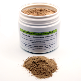 Basis Mix 500 g - Mineralien, Spurenelemente, Vitamine zur gesunden Ernährung von Hunden
