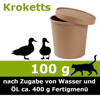 Katzen Trocken Barf Ente 100 g