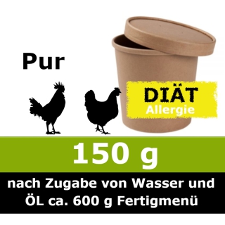 Hypoallergen Trocken Barf Hühnchen ist sehr gut für eine Ausschlussdiät geeignet