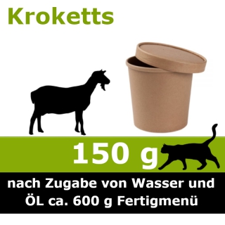 Katzen Trocken Barf Ziege 150 g
