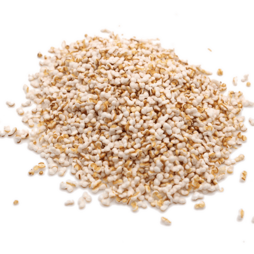 Gepuffter Amaranth als glutenfreie Eiweißquelle im Trockenbarf-Napf