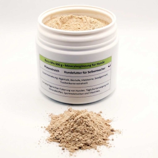 Basis Mix 500 g - Mineralien, Spurenelemente, Vitamine zur gesunden Ernährung von Hunden