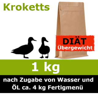 Unser 1 kg Trocken Barf Diät Wunschnapf vom Ente ist hilft deinem Hund beim Abnehmen, ohne billige Füllstoffe und ohne Farb- und Konservierungsstoffe