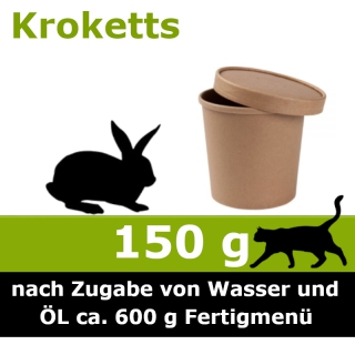 Katzen Trocken Barf Kaninchen 150 g