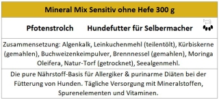 Das Besondere an dieser Mischung: Diese Rezeptur ist hypoallergen, getreidefrei und purinarm.