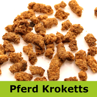 Hypoallergenes Hundefutter Trocken Barf Pferd Kroketts für Ausschlussdiät individuell zusammenstellen