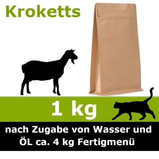 Katzen Trocken Barf Ziege 1 kg